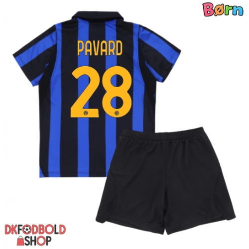Inter Milan Benjamin Pavard #28 Hjemmebanesæt Børn 2026-27 Kort ærmer (+ korte bukser)